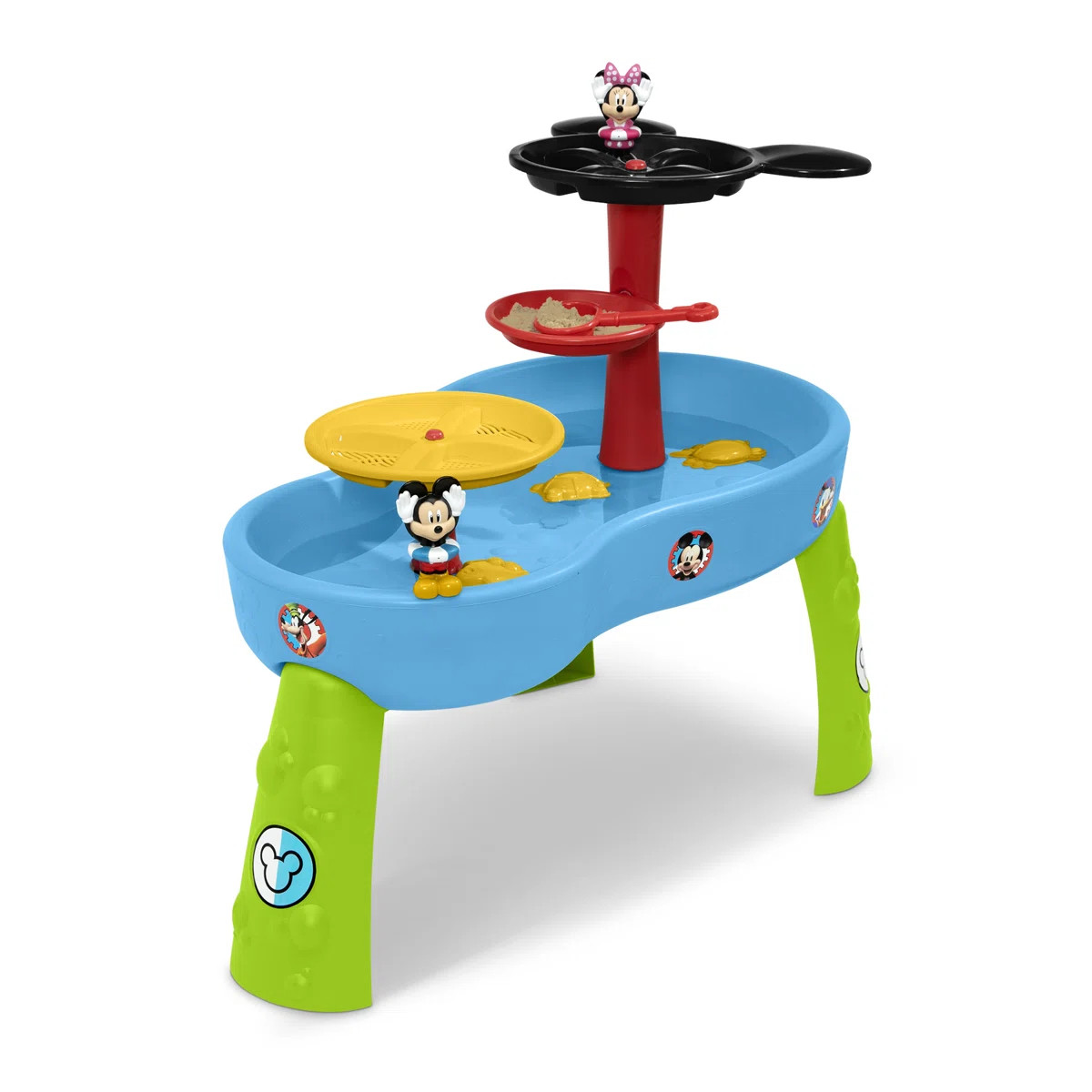Disney Mickey Mouse Water Table By Delta Children| 3-Tier Water Play Table With 11-Piece Toy Set ... | Wayfair North America