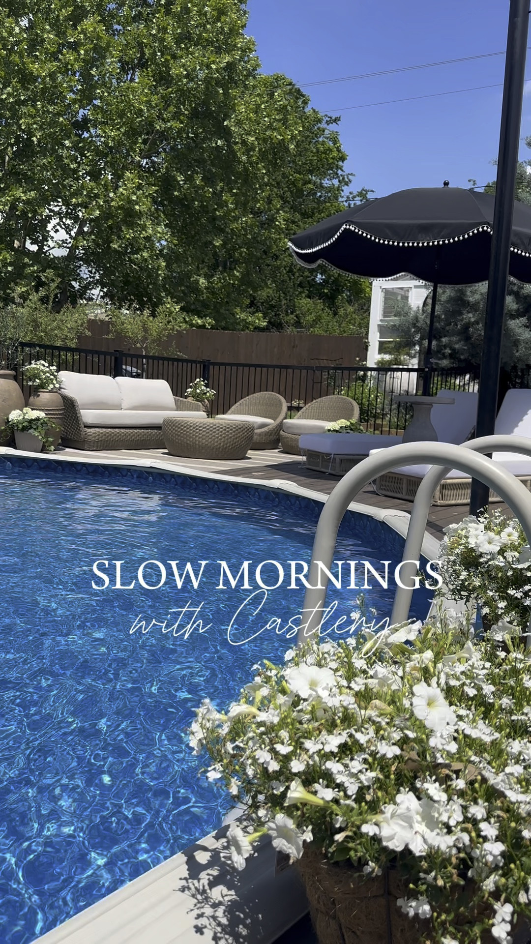 My favorite modern outdoor patio set! The cushions dry SO FAST after rain and hold up so well. They repel water right off of them! 

#LTKHome #LTKSeasonal