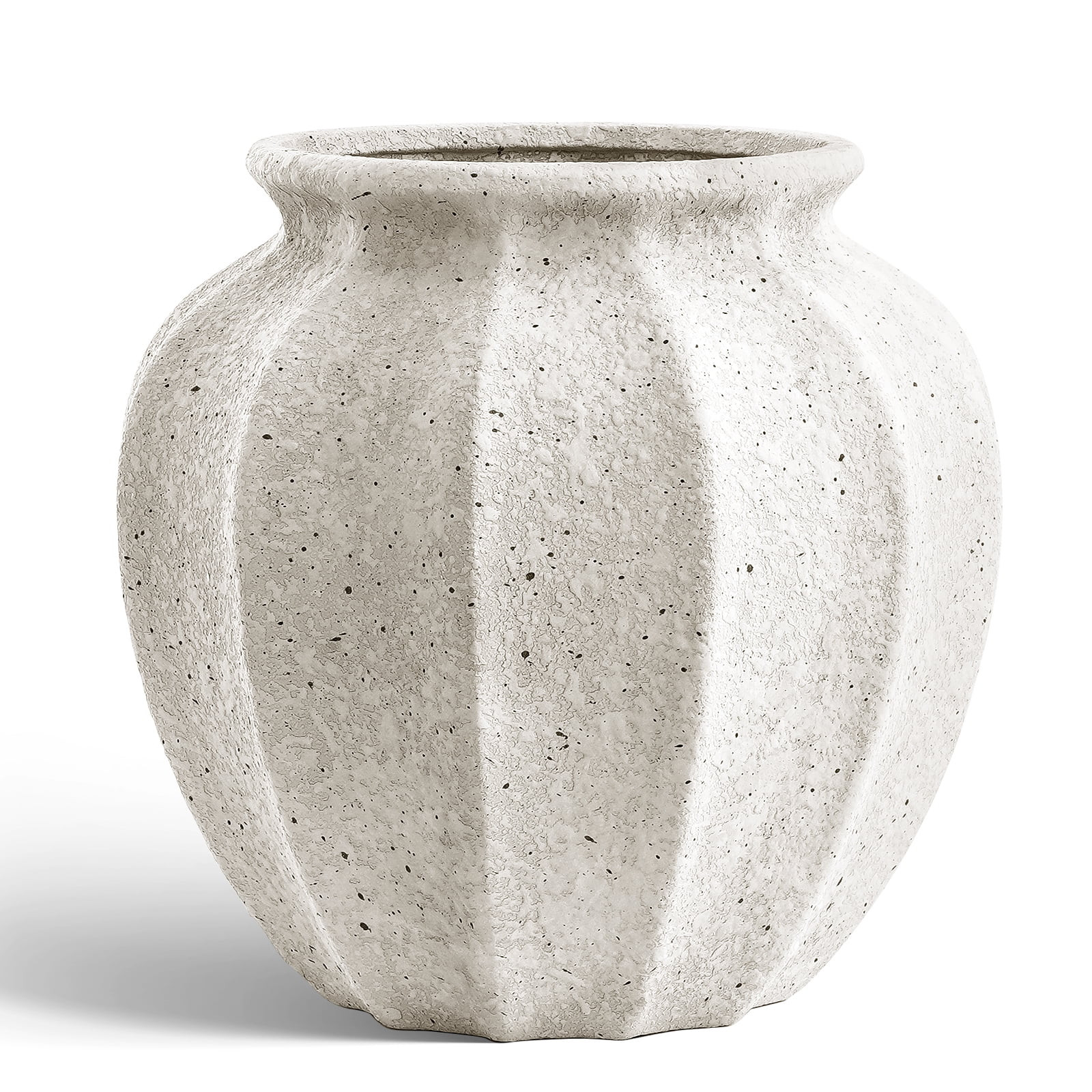 LE TAUCI 9.3” Ceramic Vase, Tabletop Flower Vase for Centerpieces, Large Decorative Vase for Li... | Walmart (US)