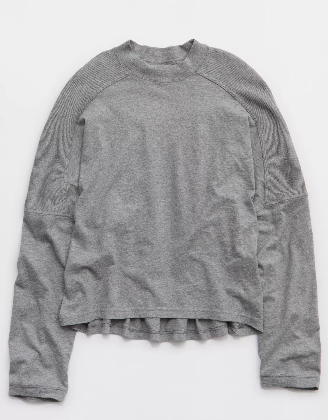 Aerie Cozy Mock-Neck T-Shirt | American Eagle Outfitters (US & CA)