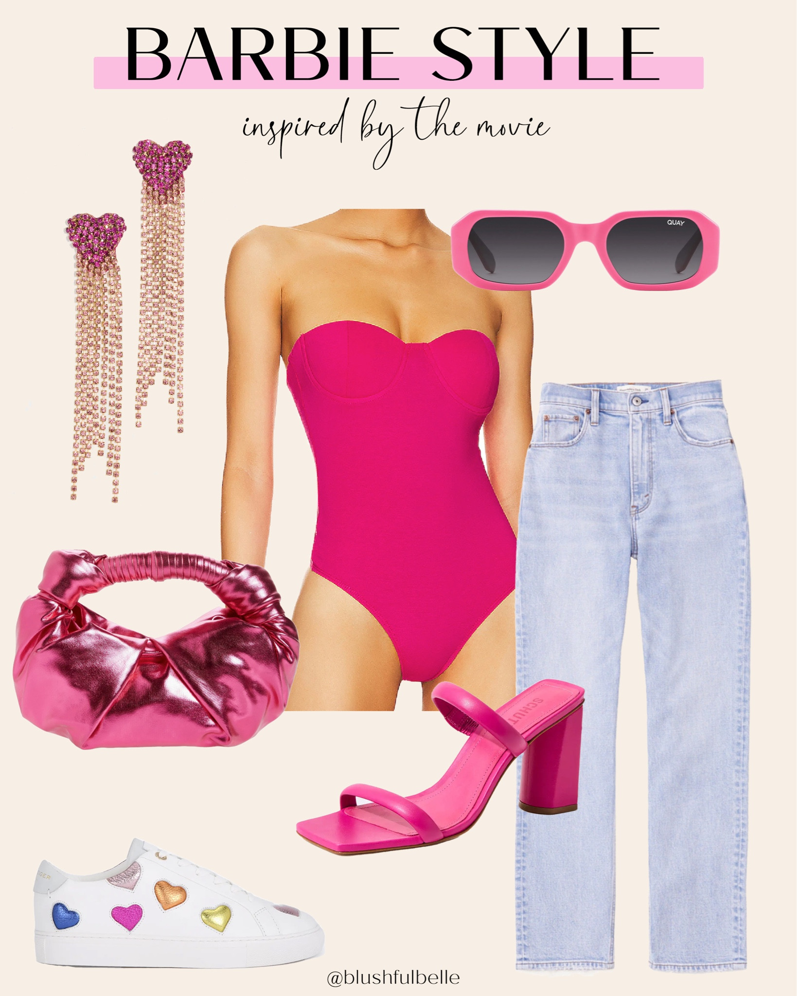 Pink just looks so good on us 🩷 I ordered this bodysuit to wear with these heart sneakers that I already have - so excited to wear them together! But I think I need the heels and earrings too 🤩 

Barbie outfits, Barbie pink

#LTKstyletip #LTKFind #LTKSeasonal
