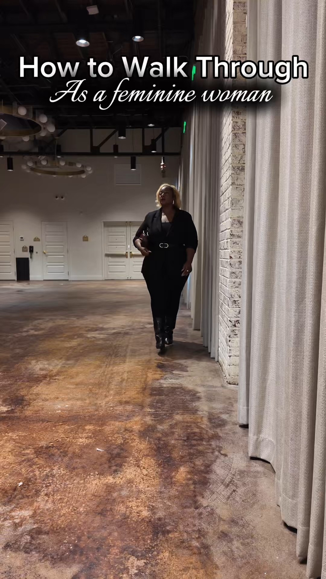 Why yall be walking so fast? It’s all in the walk ladies!! We can tell a lot about your confidence just by how you walk in the room. Chin up, shoulders back, steady pace, and walk with grace. Follow for more tips on how to embrace your femininity. #women #feminineenergy #confidence #elegant #style

#LTKBeauty #LTKmomlife #LTKootd