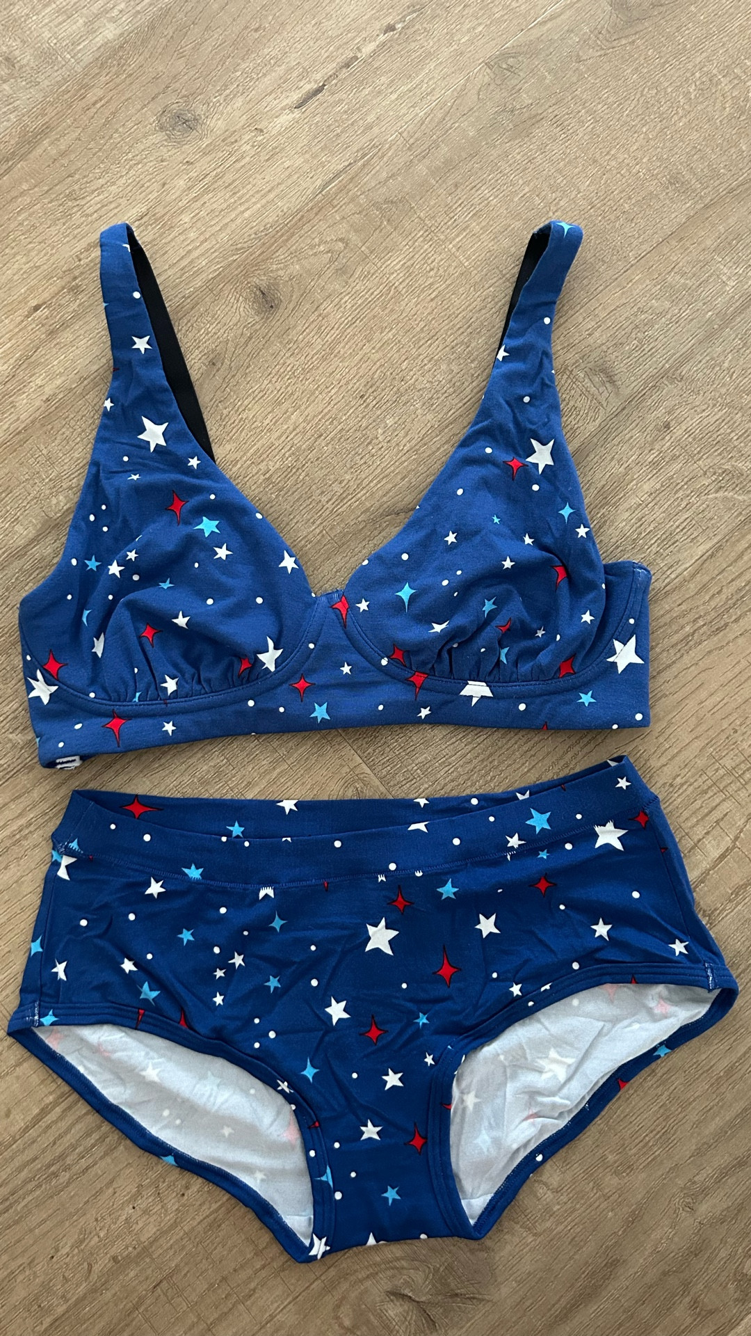 @MeUndies sent me the cutest blue red and white bra and underwear set! I love how buttery soft their products are 🤩💘 #MeUndiesPartner

#LTKFindsUnder50 #LTKSummerEdit #LTKTravel