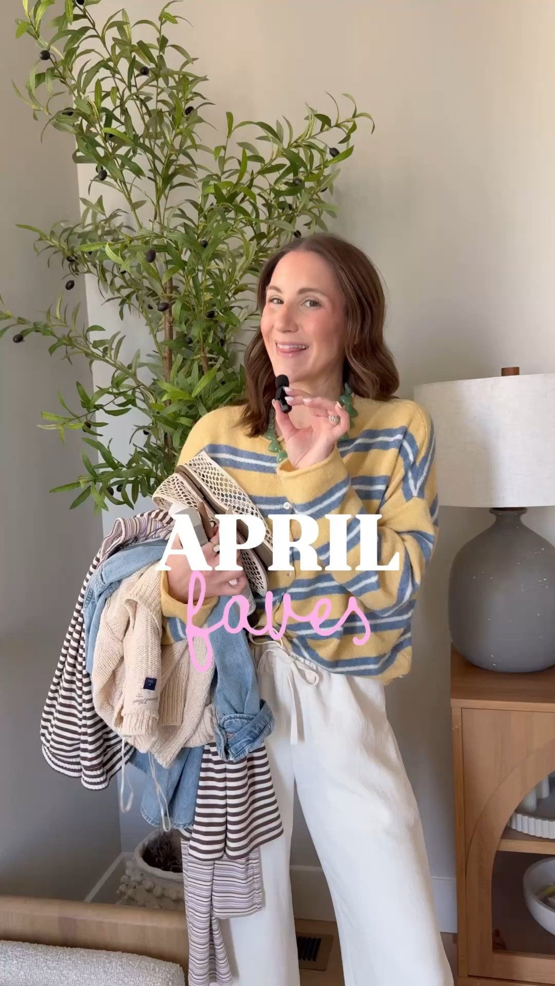 The things I couldn’t stop wearing, using or talking about last month! 

Monthly faves, favorite finds, April faves, striped cardigan, pull on pants, scalp serum, go to lip combo, look for less, target finds, target style, Amazon necklace