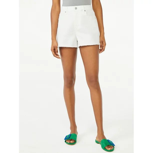 Scoop Women's Charlotte Vintage High-Rise Shorts | Walmart (US)