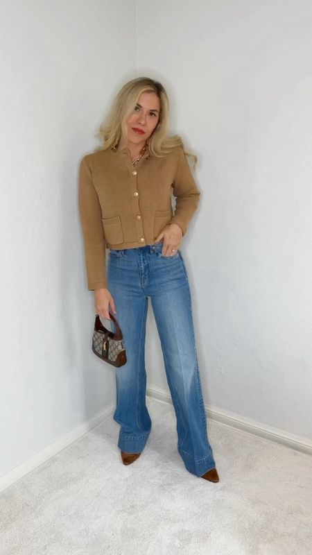Jacket
Lady jacket
Wide leg jeans
Wide leg denim
Gucci bag 
Fall Sweater 
Fall outfits 
Fall outfit 
#ltkvideo
Sweater 
#ltkseasonal 
#ltku
#ltkstyletip 


#LTKVideo #LTKfindsunder100 #LTKshoecrush
