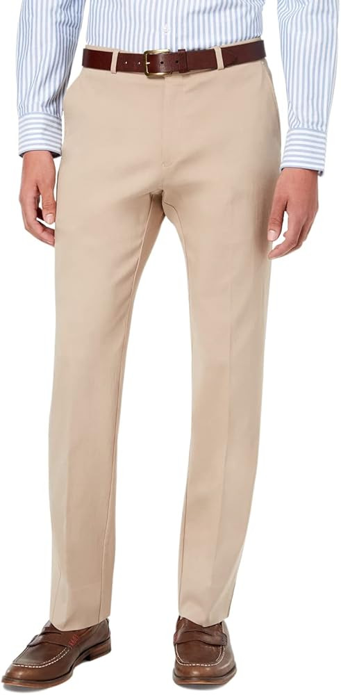 Tommy Hilfiger Men's Classic Stretch Chino Pants – Modern Fit, Wrinkle & Water-Resistant, Versa... | Amazon (US)