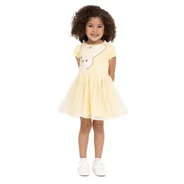 Modern Moments by Gerber Toddler Girl Ruffle Dress, Sizes 12M-5T | Walmart (US)