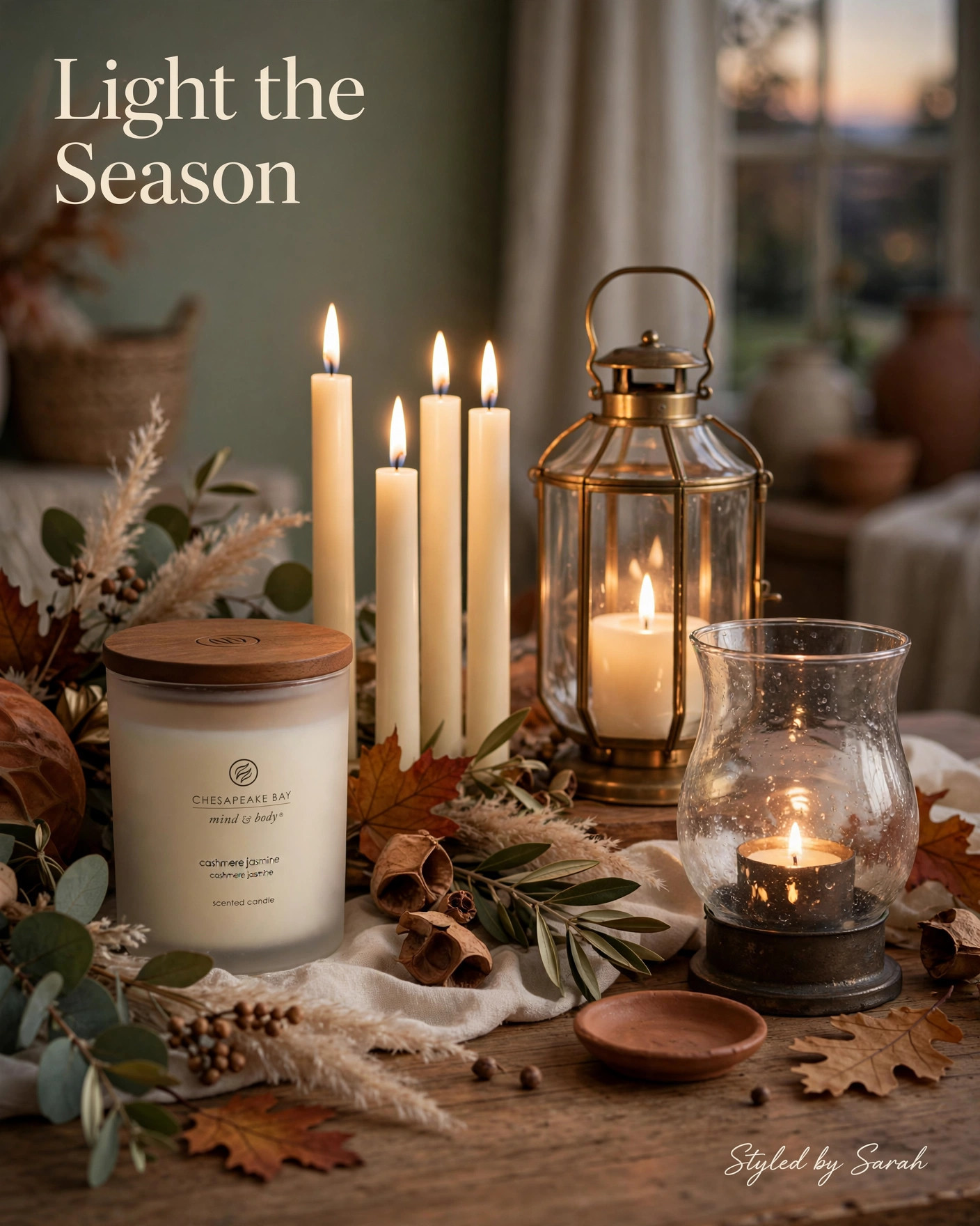 Light the Season

Shop my cozy fall home picks below!     

Affiliate links — I earn from qualifying purchases 

 #StyledBySarah #FallDecor #HomeDecor #LTKHome #CozyHome