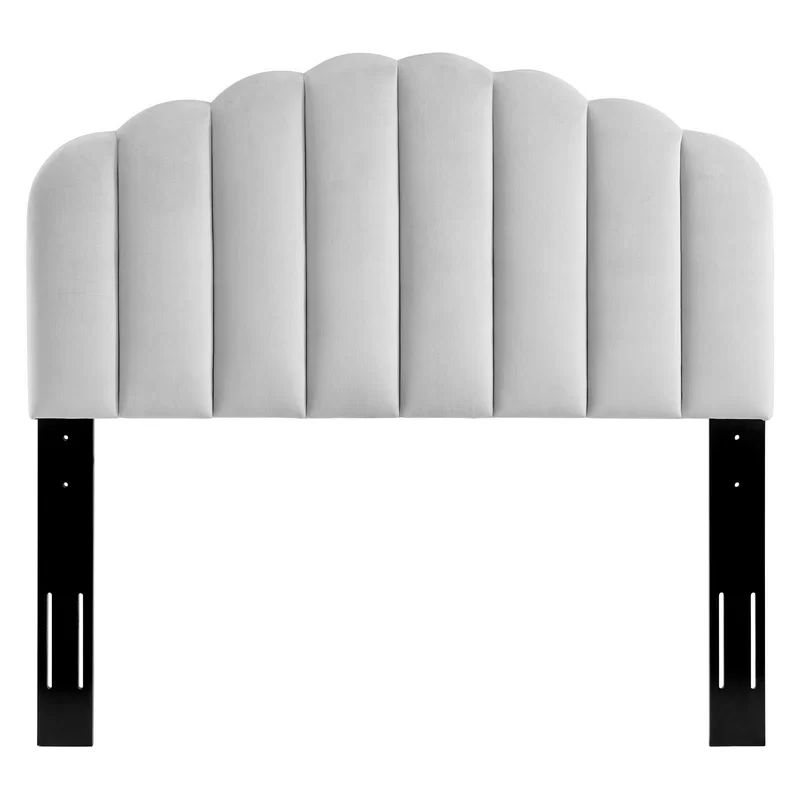 Halethorpe Velvet Upholstered Panel Headboard | Wayfair North America