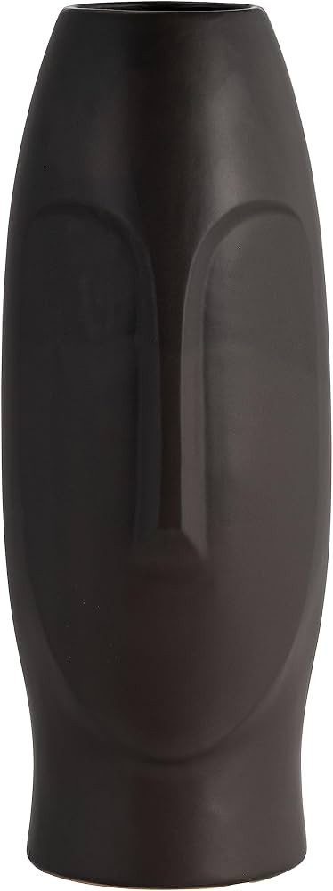Sagebrook Home 14" Ceramic Face Vase - Ceramic Table Decor, Rustic Decorative Centerpiece for Hom... | Amazon (US)