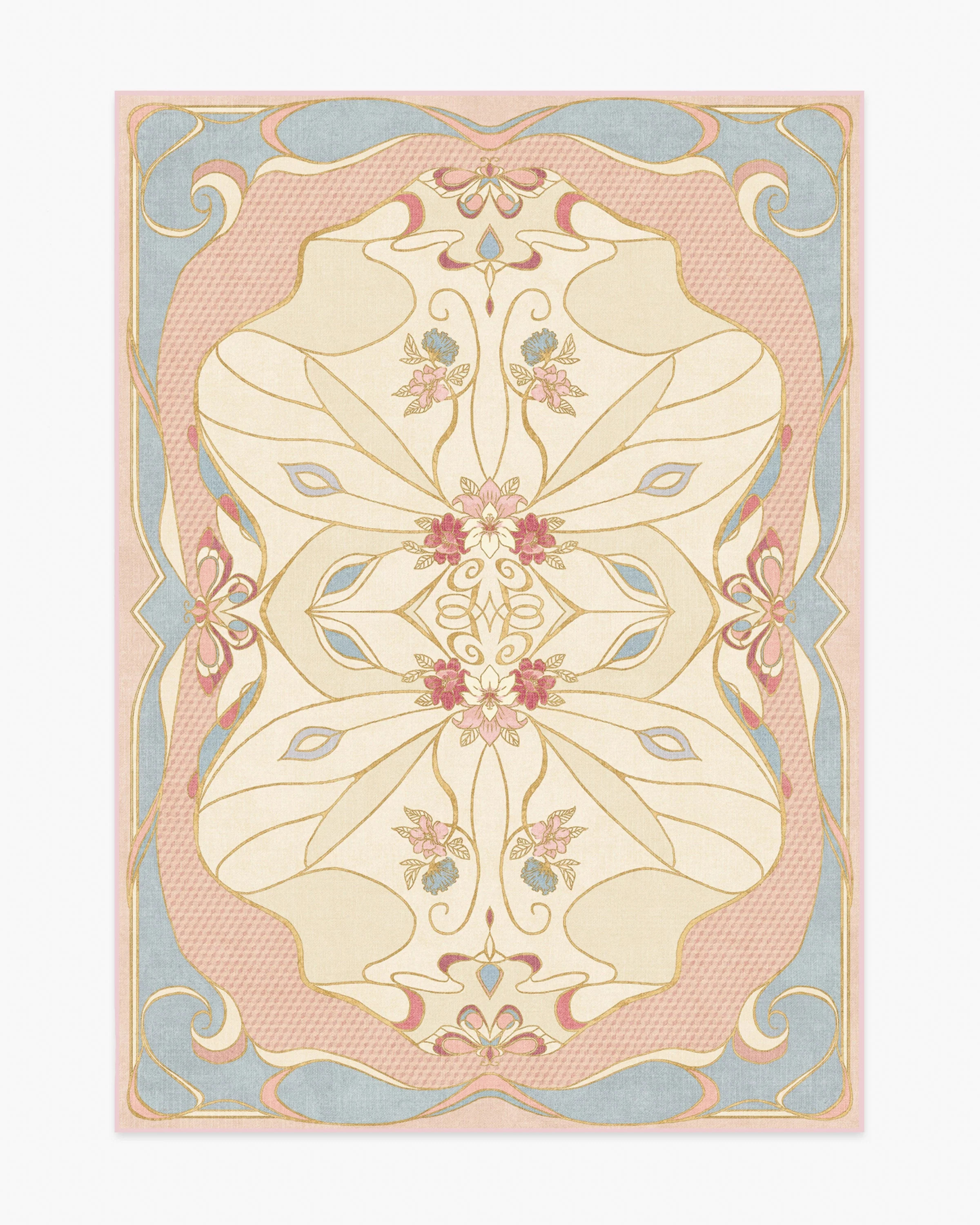 Glinda Upland Soft Pink Rug by Wicked | Ruggable US | Ruggable