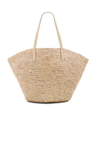 Odesa Tote in Natural & White | Revolve Clothing (Global)