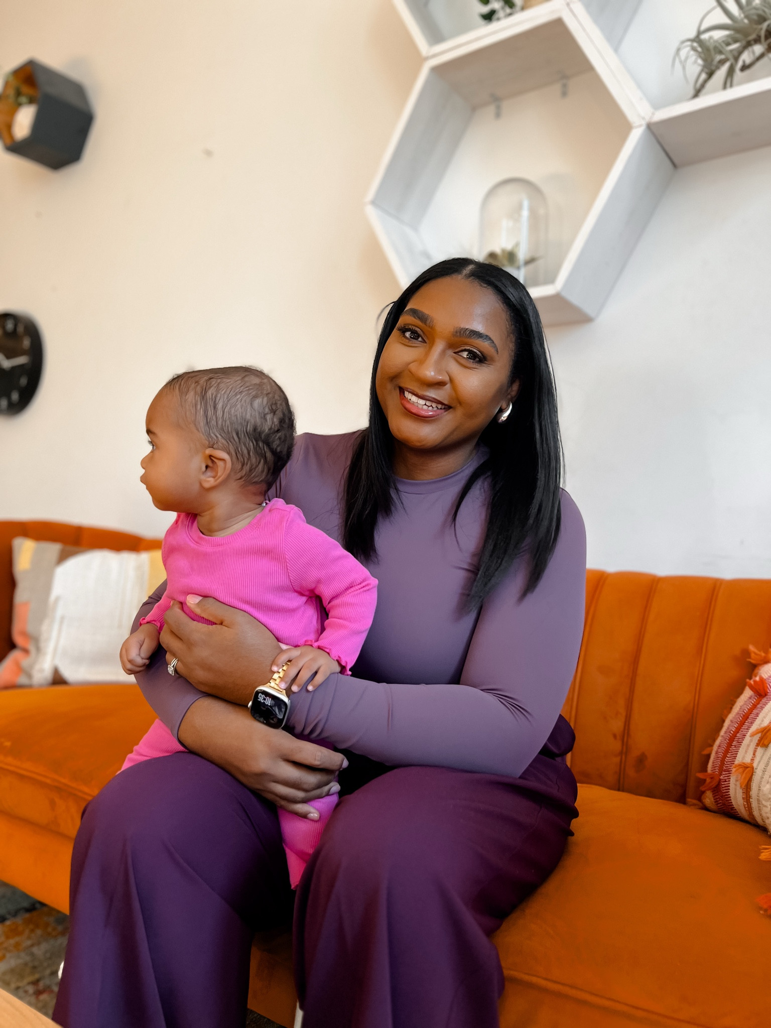 Mommy x me vibes in purple and pink 💜💕

#LTKFamily #LTKMidsize #LTKBaby