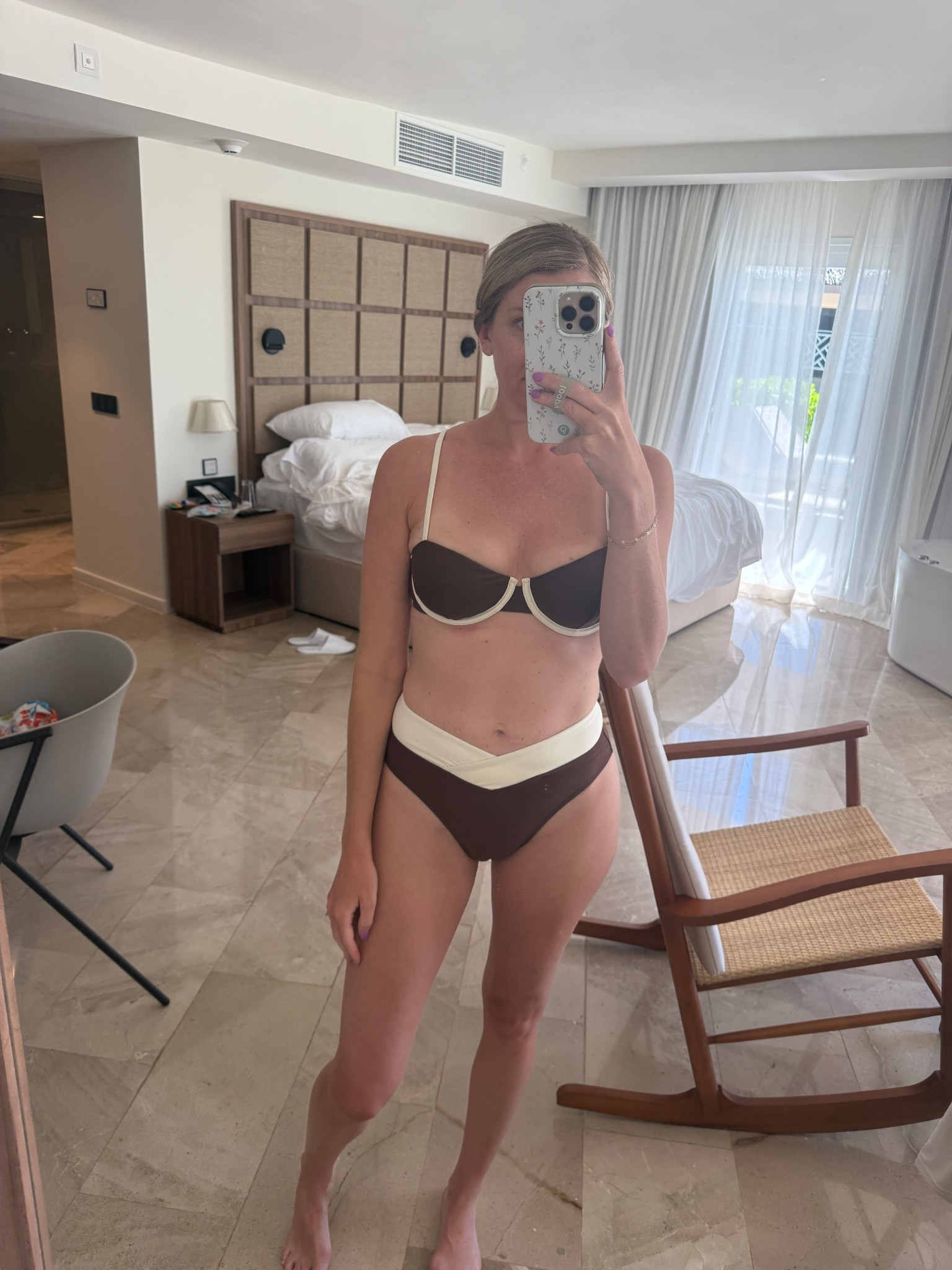 The perfect brown high waisted swimsuit! 

#LTKSwim #LTKTravel #LTKootd