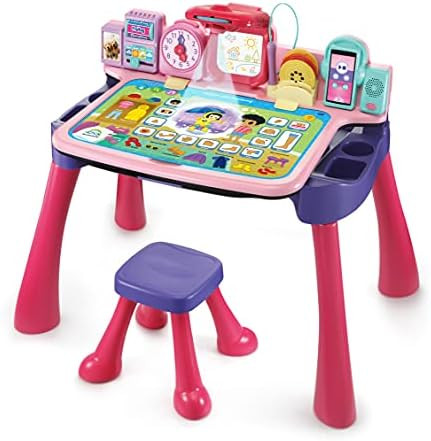 VTech -VTECH 80-540954 5-in-1 Magic Consultation Pink Gaming Table | Amazon (US)