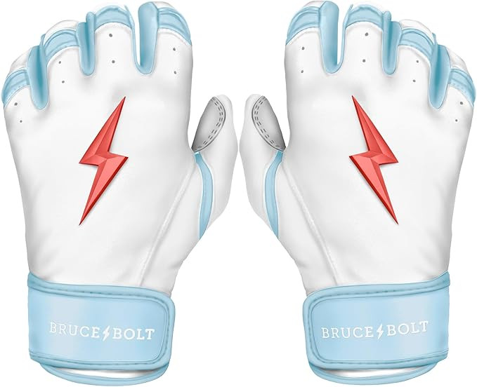 BRUCE BOLT Signature Series Short Cuff Batting Gloves - Ian Happ Edition - Happ White - Small | Amazon (US)