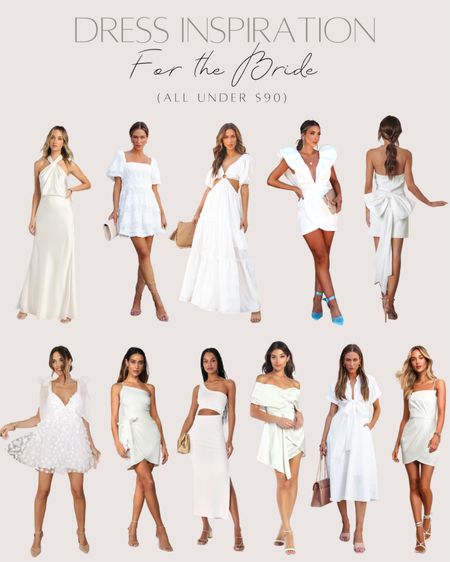 Bridal dresses under $90 

#LTKwedding #LTKstyletip #LTKfit