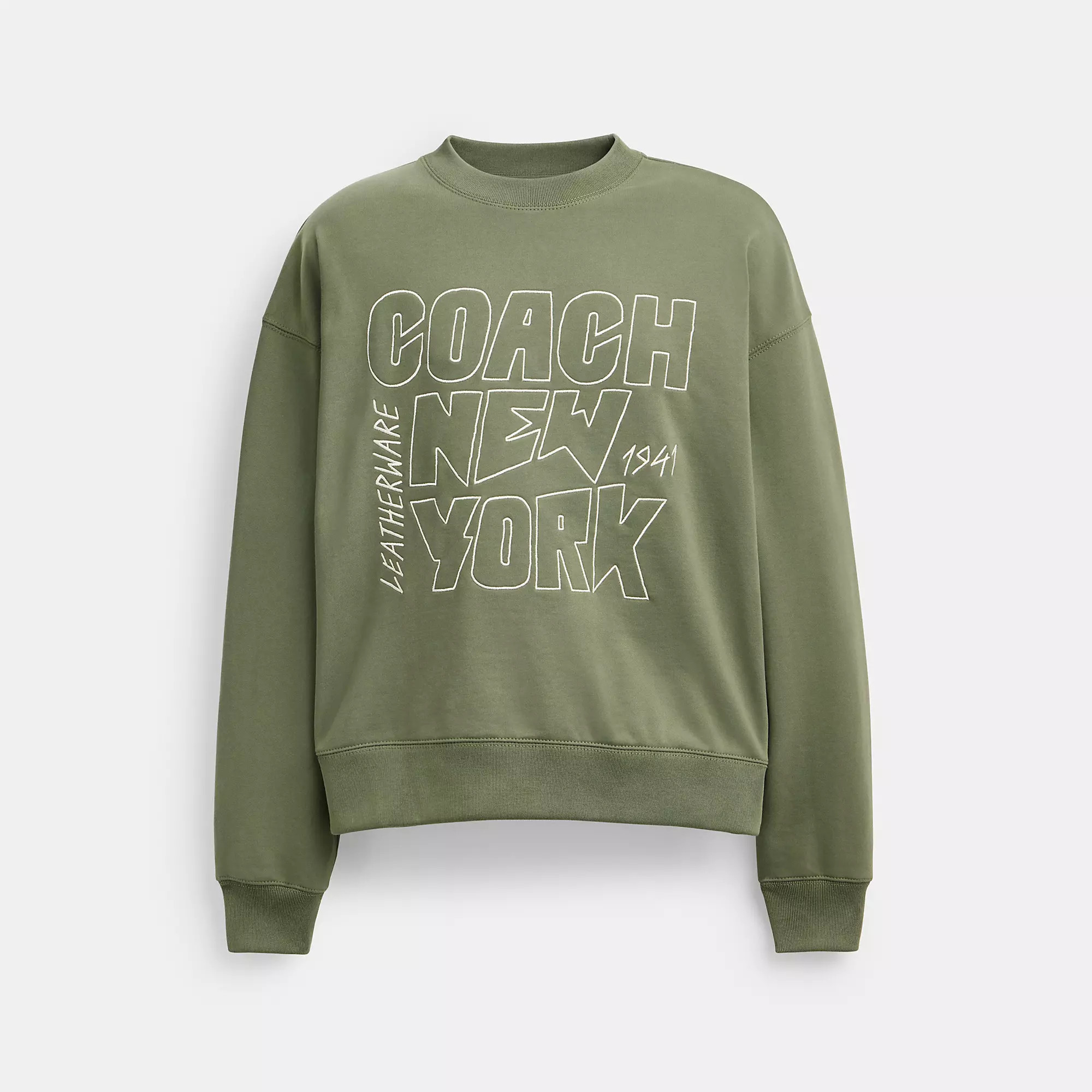 New York Graphic Crewneck Sweater | Coach Outlet CA