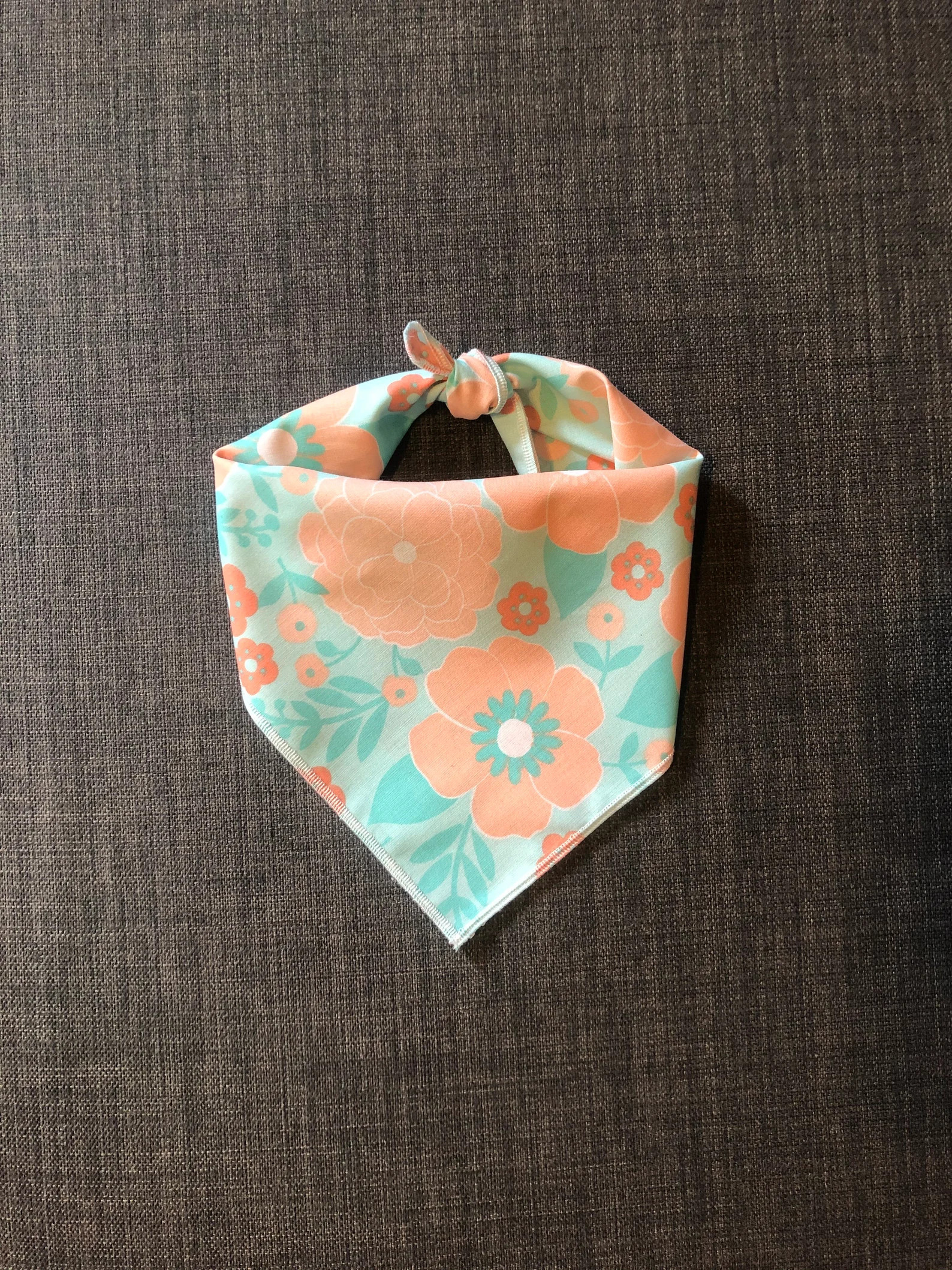 Dog Bandana, Pink Flower Dog Bandana, Tie on Dog Bandana, Summer Dog Bandana - Etsy | Etsy (US)