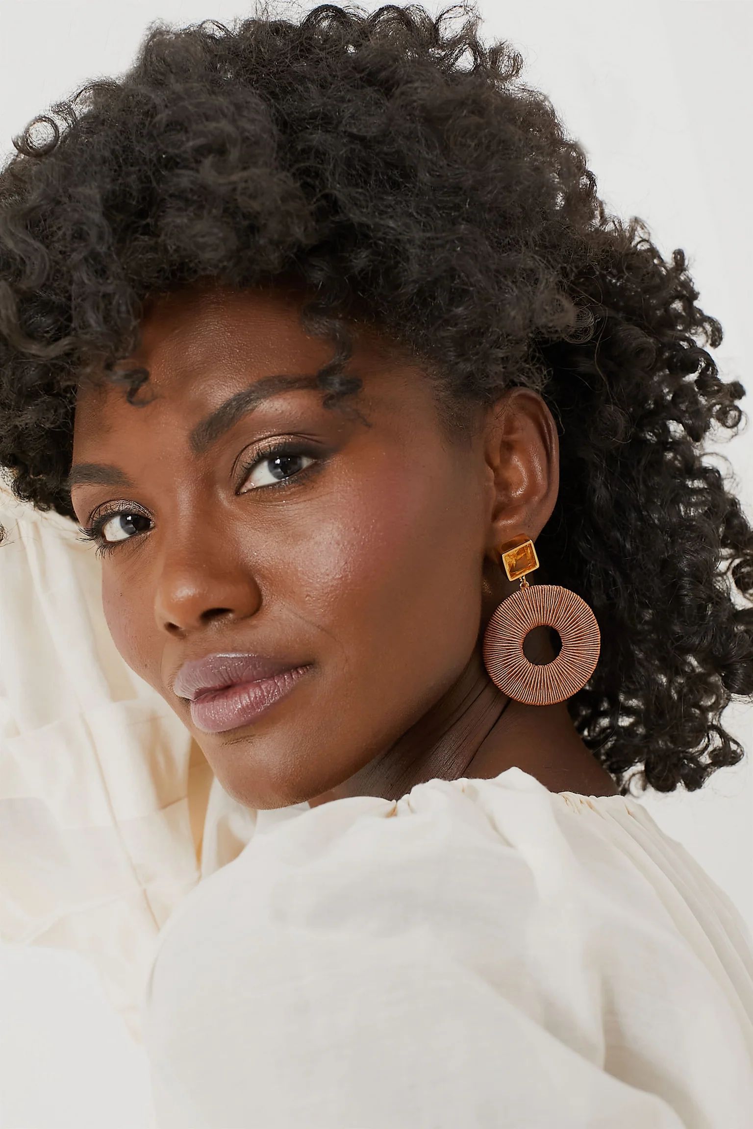 Brown Palmier Earrings | Tuckernuck (US)