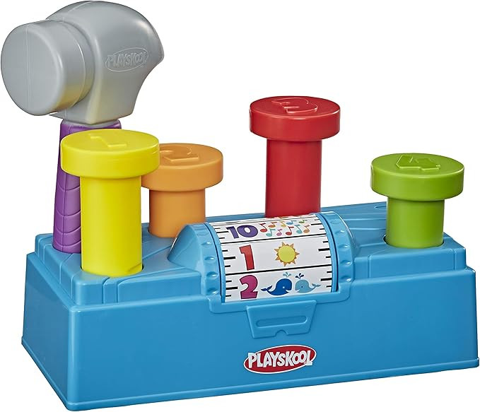 Playskool Tap 'n Spin Tool Bench Activity Toy Toolbox with Hammer for Toddlers 12 Months and Up (Ama | Amazon (US)