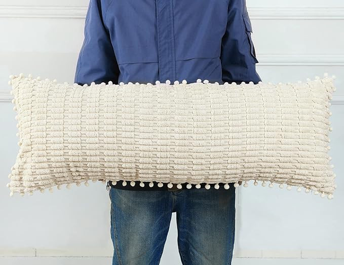 PANOD Extra Long Lumbar Pillow Cover 12x36 Boho,Super Soft and Plush Modern Decorative Long Lumba... | Amazon (US)