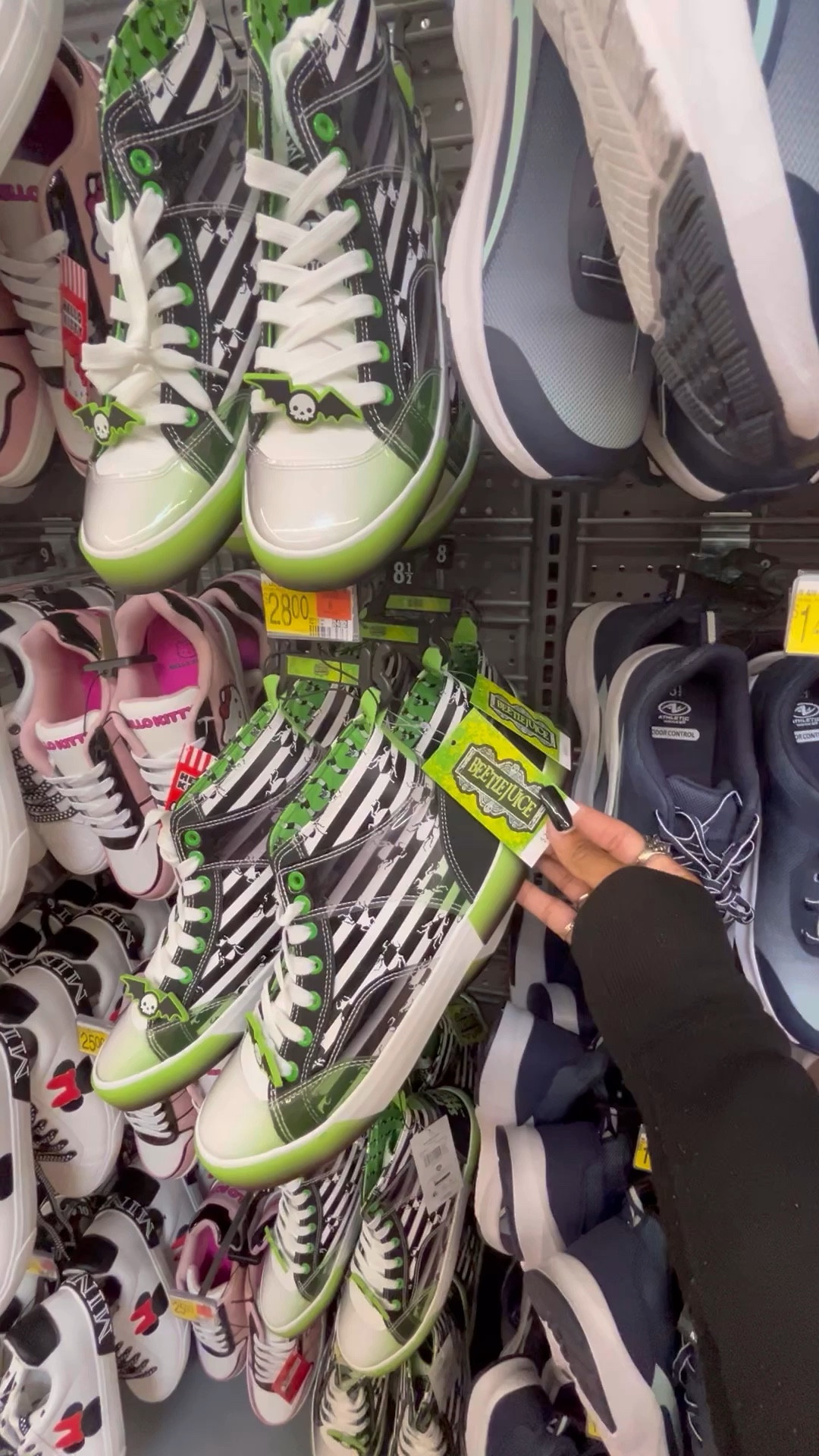 Beetlejuice Sneakers 💚🖤

#LTKSeasonal #LTKFindsUnder50 #LTKShoeCrush