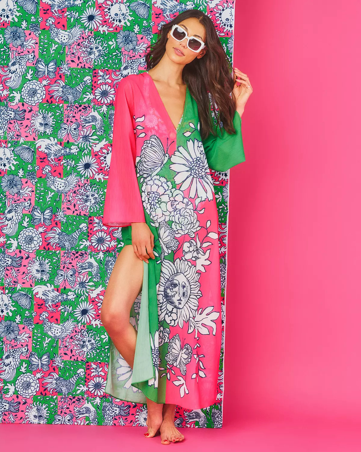 Perry Long Sleeve Maxi Cover-Up | Lilly Pulitzer