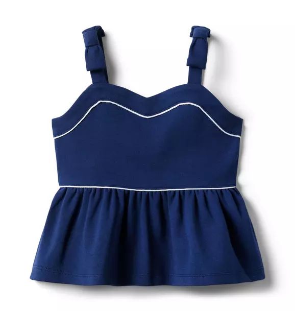 Bow Strap Ponte Top | Janie and Jack