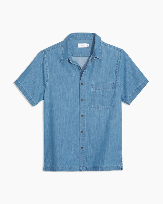 Onia Summer Denim Shirt - Blue - L | Verishop