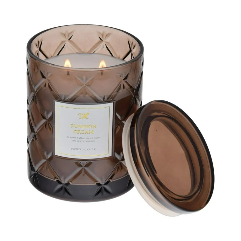 My Texas House Pumpkin Cream Scented 2 Wick 15oz (423.9 g) Jar Candle | Walmart (US)