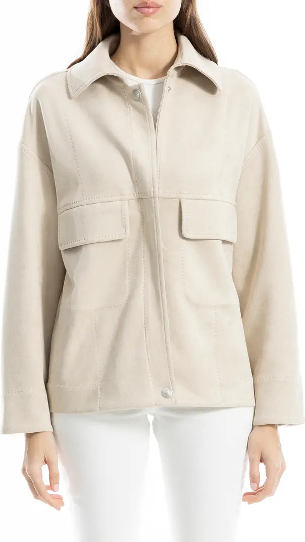 MAX STUDIO Faux Suede Jacket | Nordstromrack | Nordstrom Rack