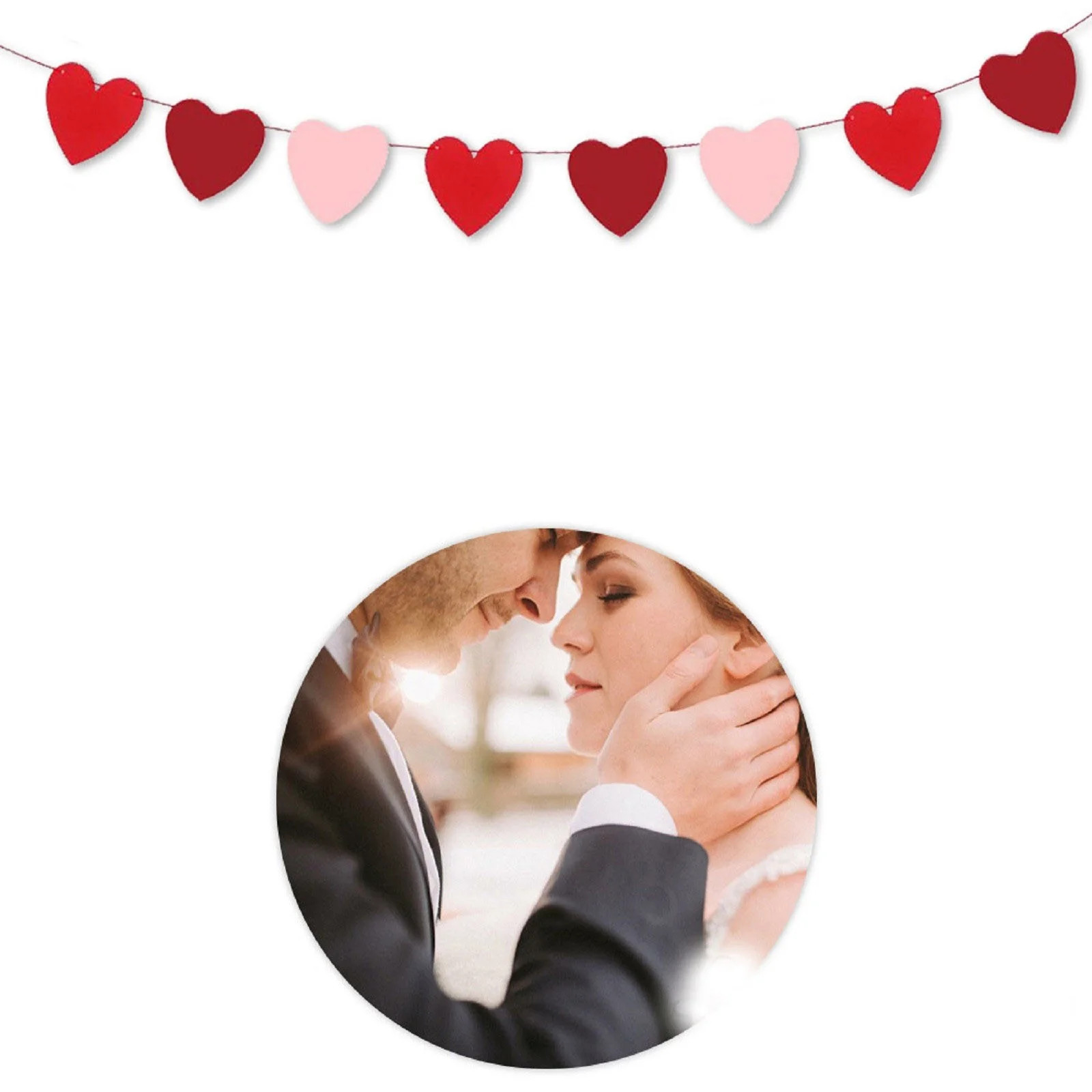 ELFINDEA Halloween Decorations Valentine's Day Decorated Flag Changing Love Party Decorated Flag ... | Walmart (US)