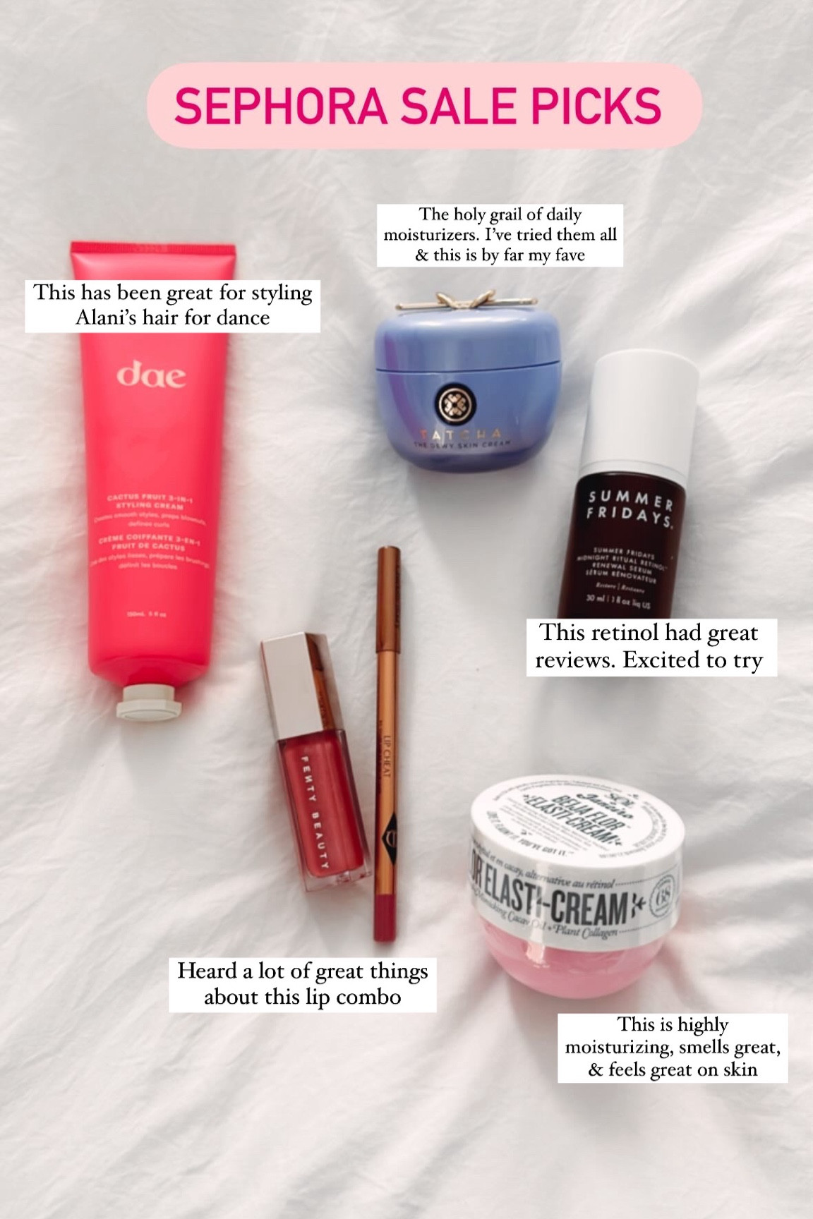 My spring Sephora sale picks! A few tried & a few new! 

#LTKstyletip #LTKbeauty #LTKGiftGuide