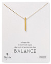 Click for more info about Dogeared Balance Spike Spear Necklace, 18