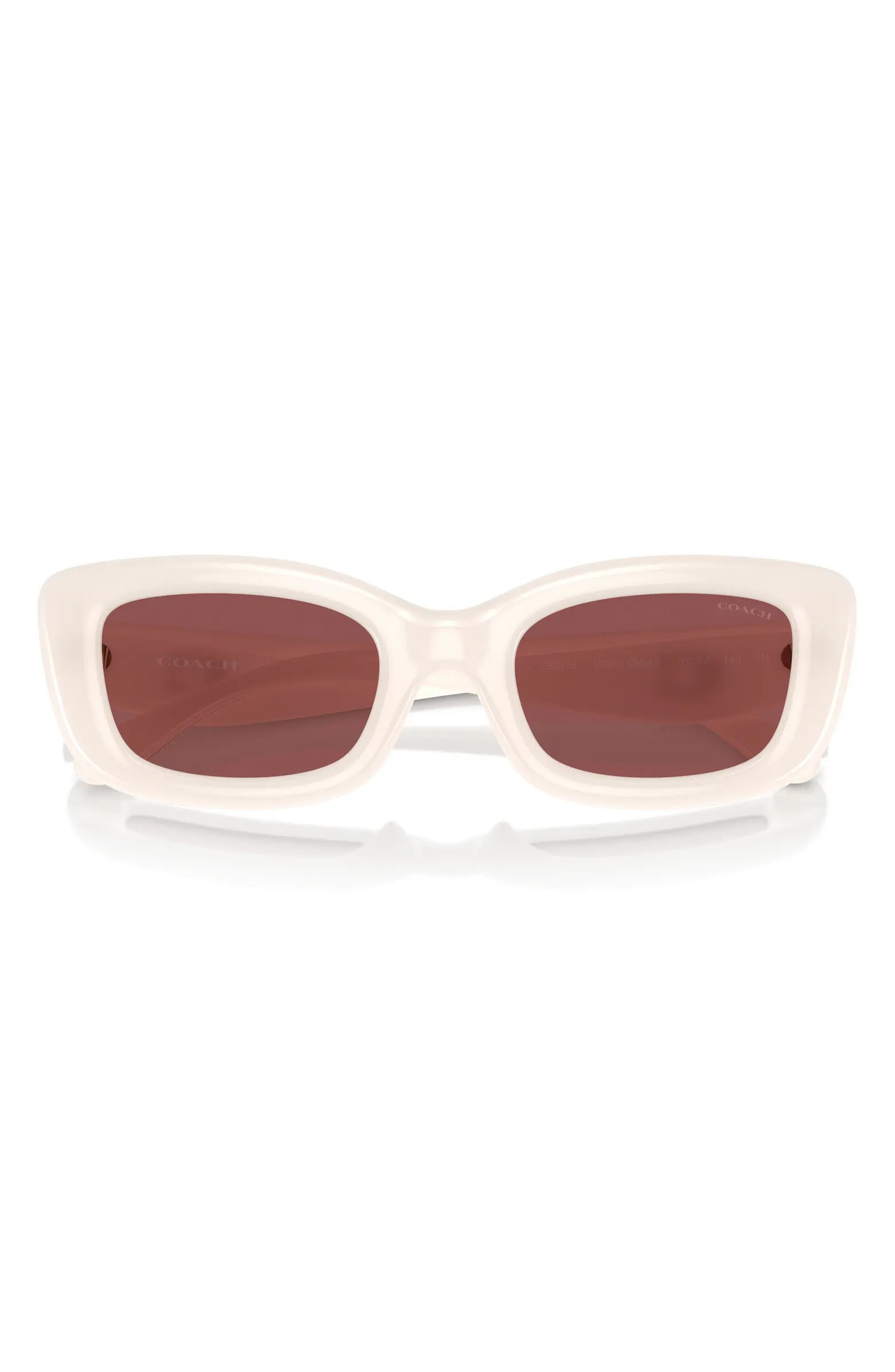 COACH 51mm Rectangular Sunglasses | Nordstrom | Nordstrom