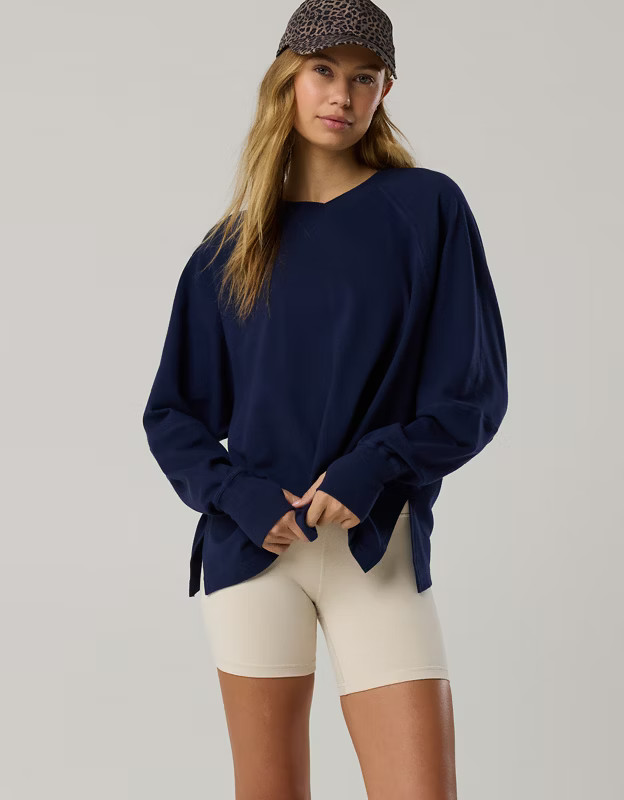OFFLINE By Aerie Pique Long Sleeve T-Shirt | Aerie