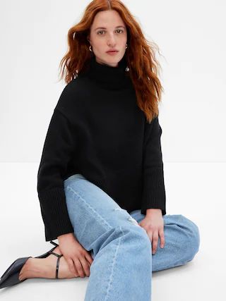 Split-Hem Turtleneck Sweater | Gap (CA)