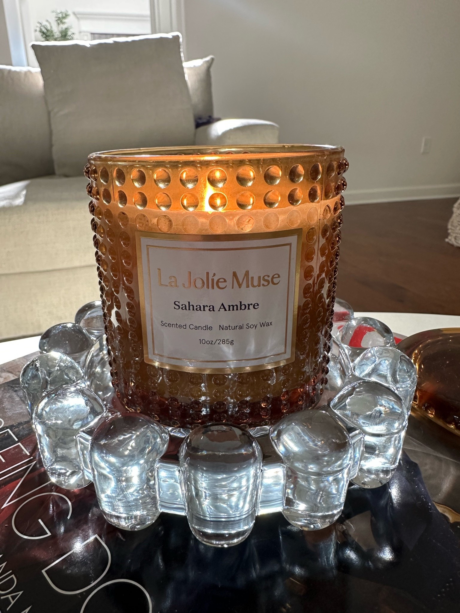 Amazon candle and large holding dish.

#LTKHome