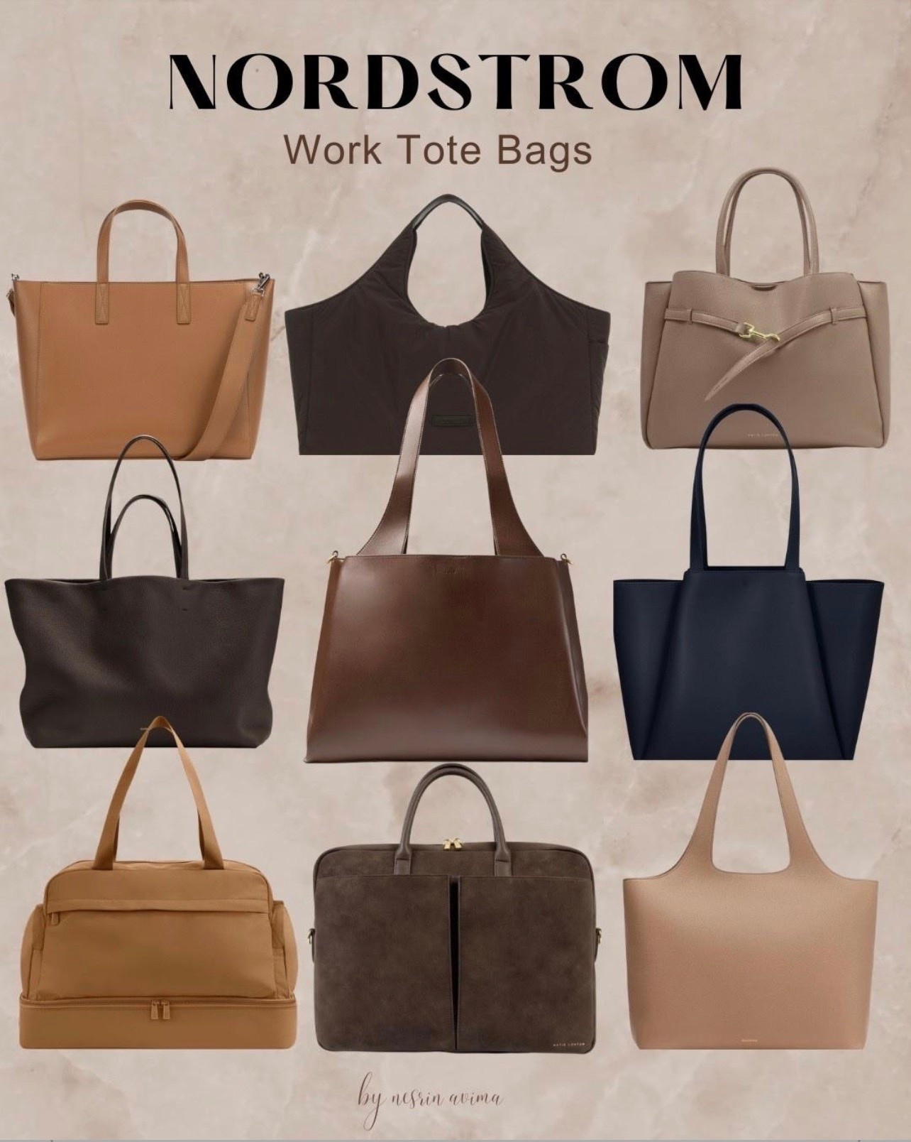 Work tote bag from Nordstrom