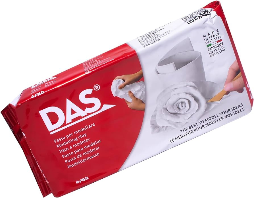 DAS Air-Hardening Modeling Clay, 2.2 Lb. Block, White Color (387500) | Amazon (US)
