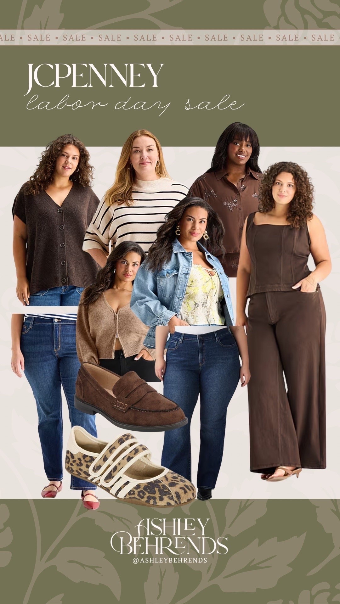 JCPenney has some great sales going on this Labor Day Weekend, and I can’t gatekeep. They have so many so many plus size approved options that are such good prices. The shoes are adorable, comfy and go with the latest trends. I love this brown trend, it’s so pretty for fall. 
Plus size approved fall outfits

#LTKPlusSize #LTKSaleAlert #LTKSeasonal