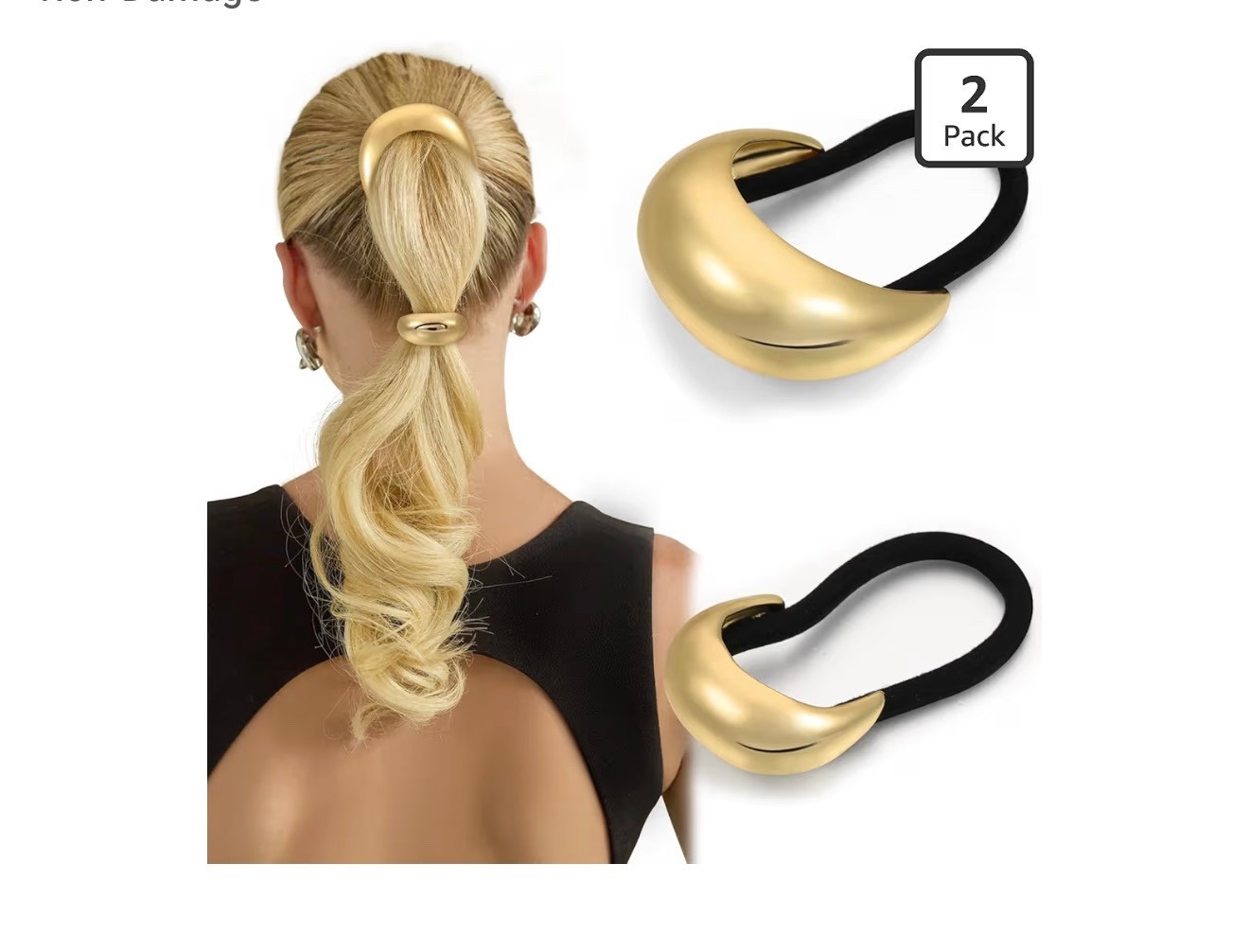 Gold hair cuff. 

#LTKOver40 #LTKgrwm #LTKdayinmylife