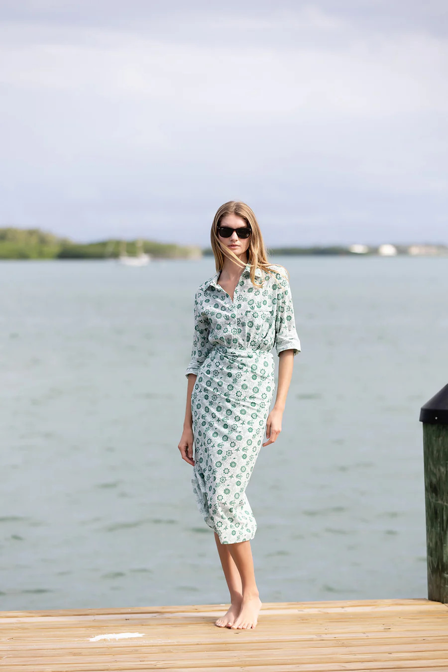 The JA Husband Shirt - Verde Fleur | Julia Amory