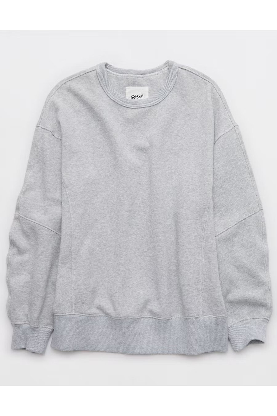 Aerie Go-To Sweatshirt Women's Medium Heather Gray S | Aerie