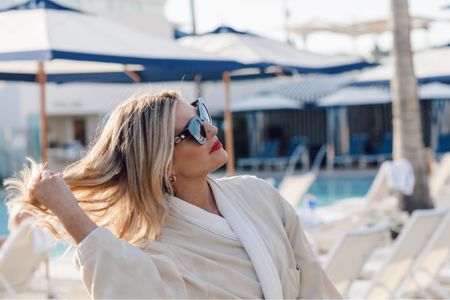 Lounging poolside in my robe and Gucci 49MM Square Sunglasses. Feeling fabulous and ready to soak up the sun!

#PoolsideVibes #GucciSunglasses #SummerStyle #LuxuryLife #ChicAtThePool #SunglassSelfie #RelaxationMode #GucciLove #FashionMoment #SunReady

#LTKTravel #LTKSwim #LTKStyleTip