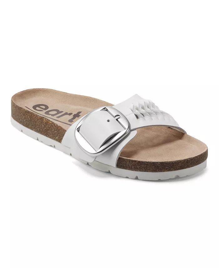 Women's Albina Woven Round Toe Casual Flat Sandals | Macys (US)