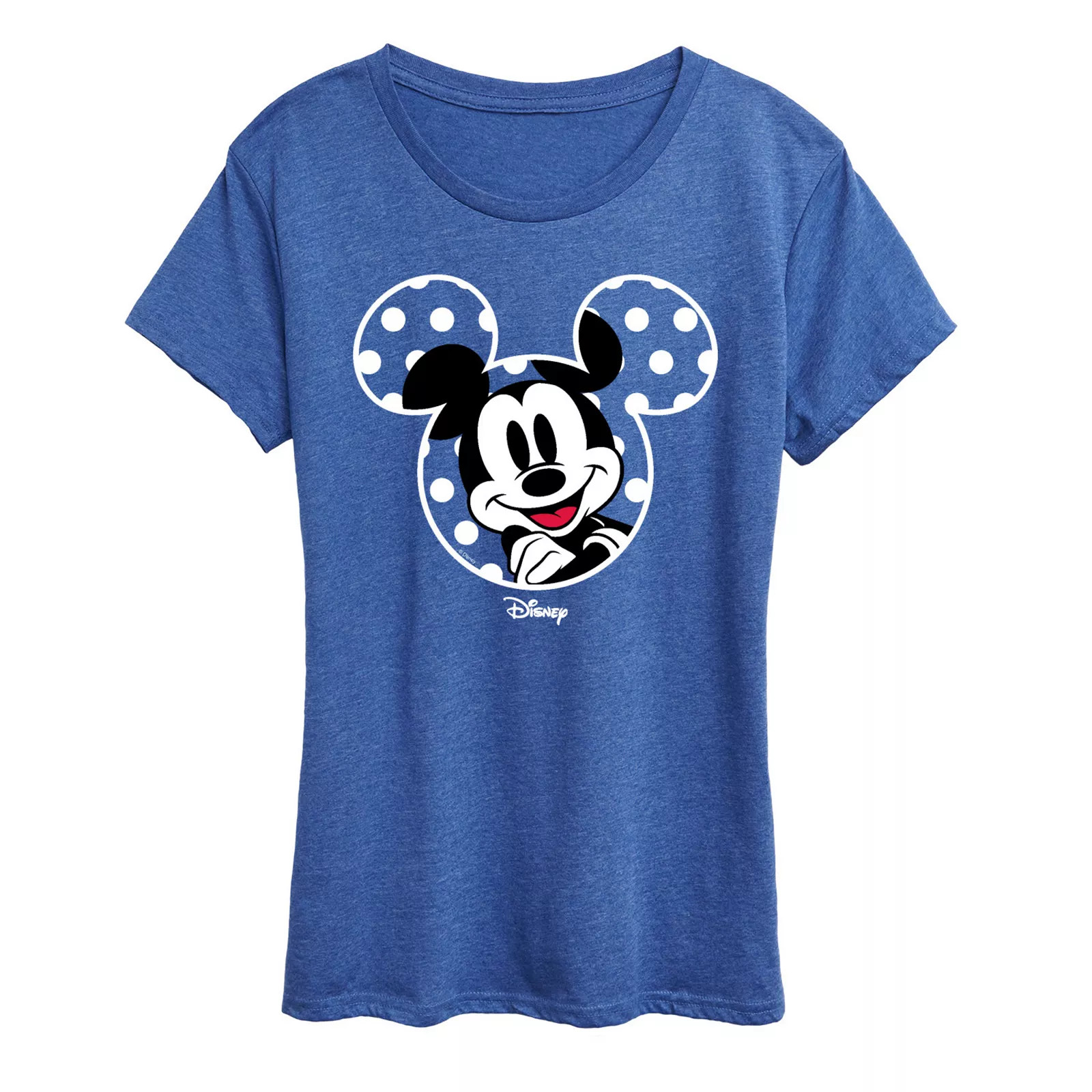 Women's Disney's Mickey Mouse Polka Dot Ears Graphic Tee | Kohl's