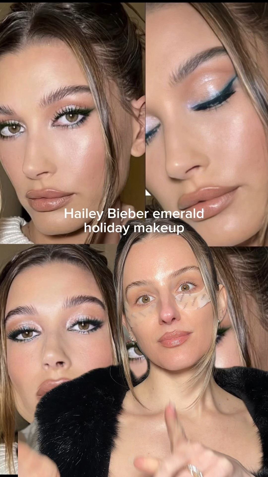 Hailey Bieber inspired holiday glam ✨🪽

@rhode skin glazing milk
@Diorbeauty foundation stick shade 2N
@Westman-Atelier contour stick shade biscuit 
@Natasha Denona hy-glam concealer in shade 2N
@Huda Beauty setting powder in pound cake 
@SOSHE Beauty blush in shade rosy rest
@Makeup By Mario master mattes eyeshadow palette 
@Armani beauty eye tint in shade 12S
@Victoria Beckham Beauty satin kajal eyeliner in shade olive
@YSL Beauty lash clash mascara black
@m.ph by Mary Phillips lip liner in shade skinny dip
@maccosmetics lipstick in shade thanks, it’s MAC!

#haileybiebermakeup #makeuptutorial #holidayglam #holidaymakeup #makeup 

#LTKHoliday #LTKBeauty